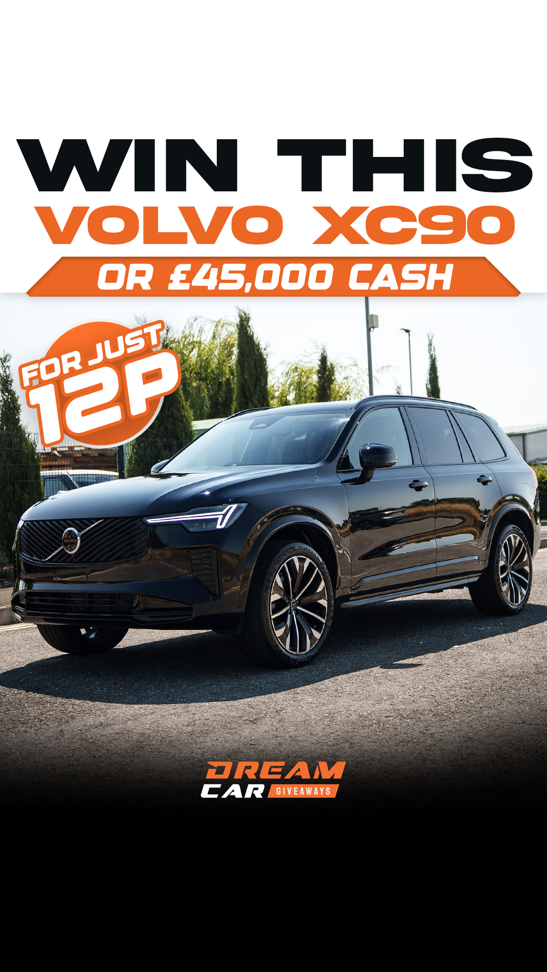 Dream Car Giveaways Facebook ad