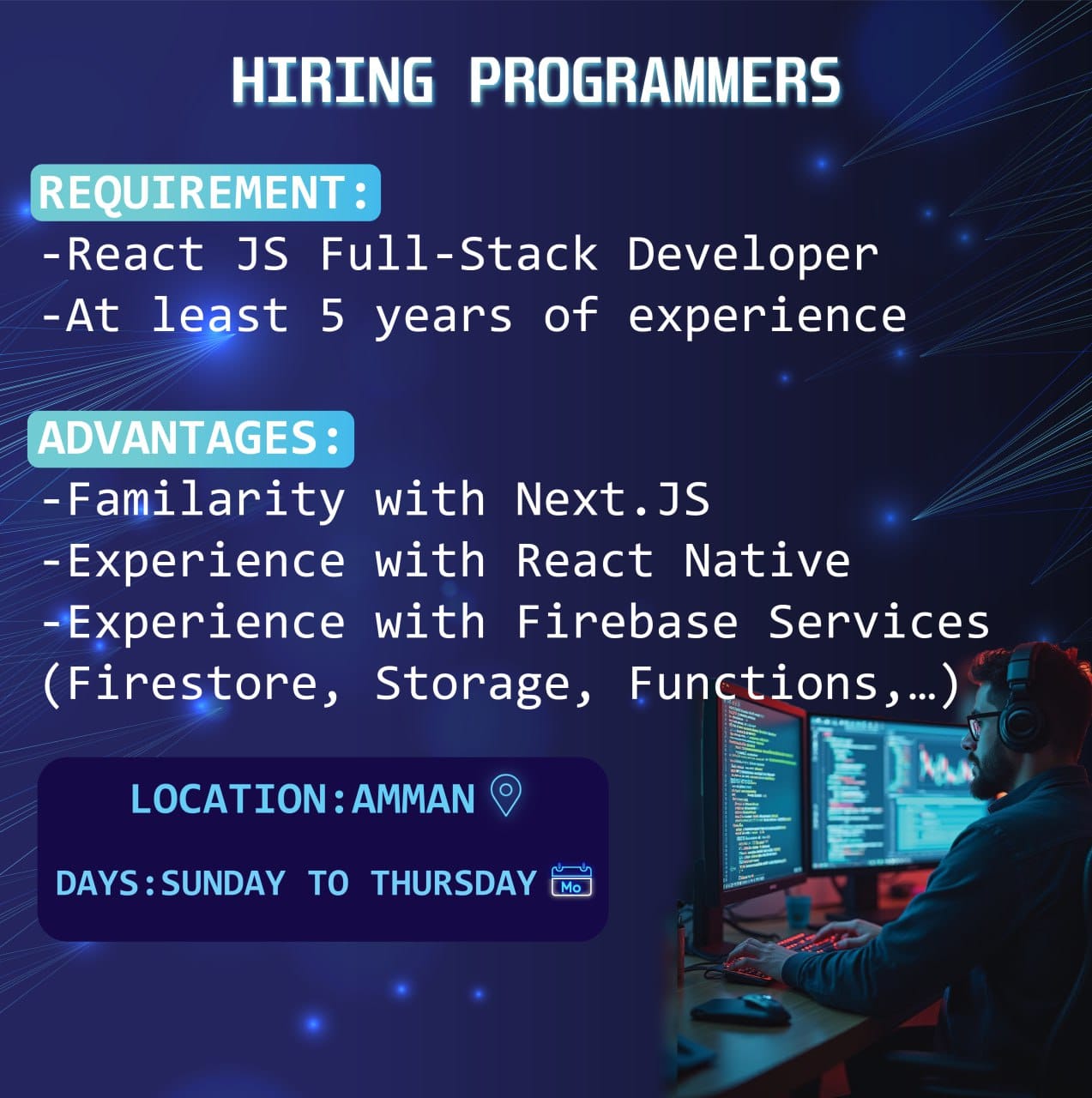Marketing Agency Facebook ad: Apply Now