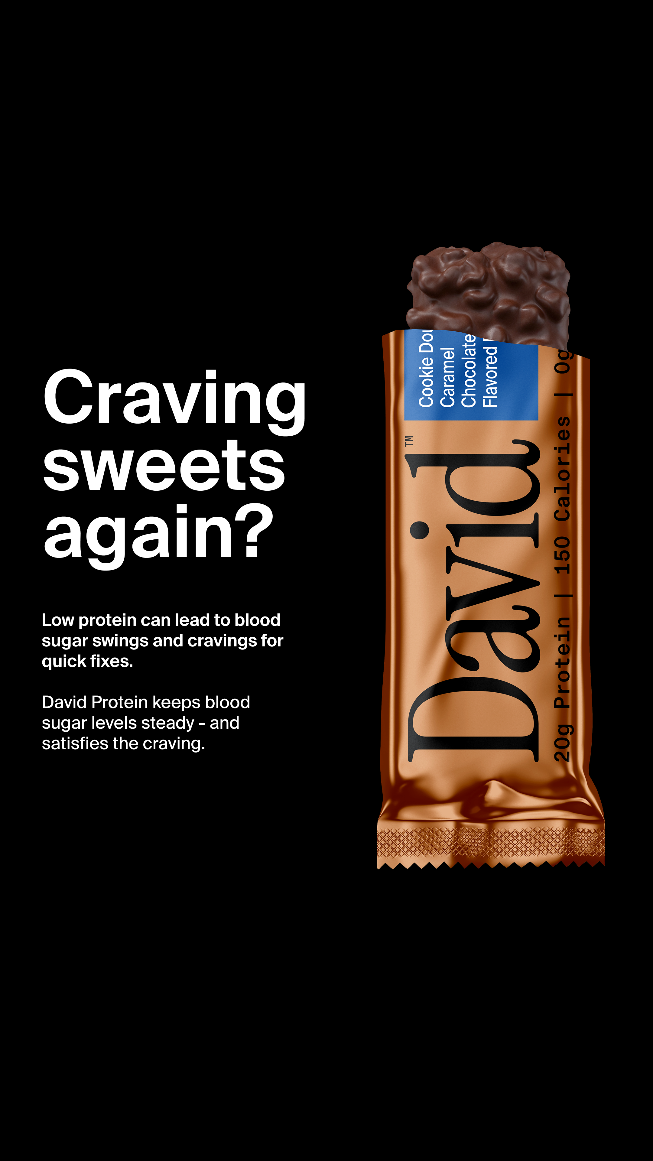 David Protein Facebook ad