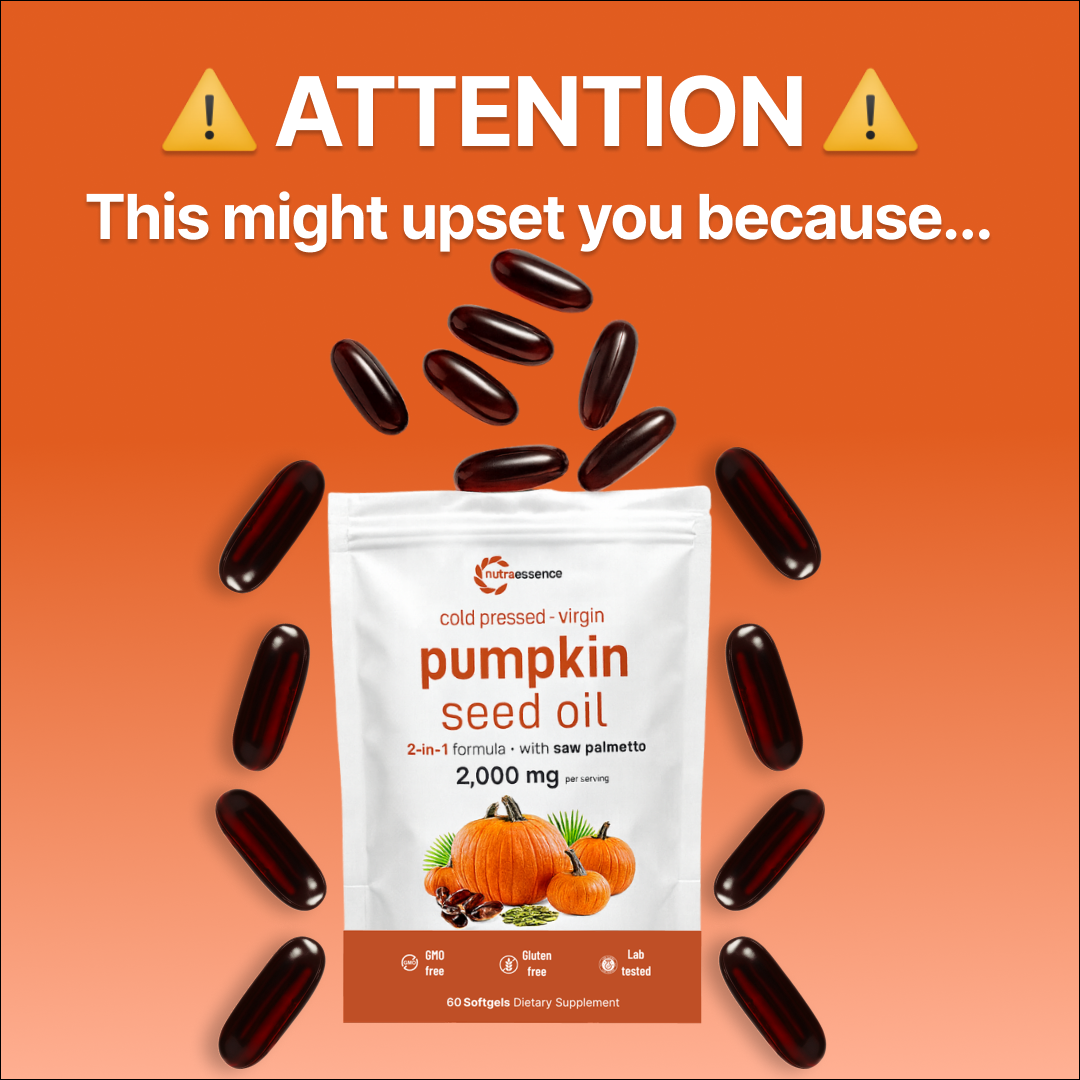 Amelia Thompson Facebook ad: Skeptical About Pumpkin Seed Oil Softgels? You Need To…