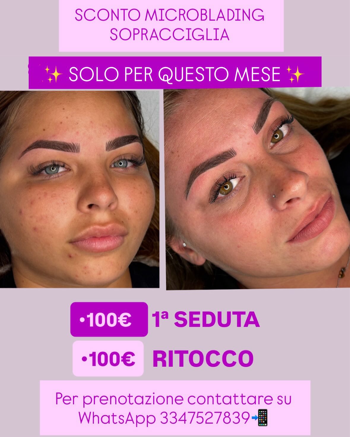 Serena Zannetti Visagista Facebook ad: PROMOZIONE MICROBLADING SOPRACCIGLIA e Trattamento Viso…