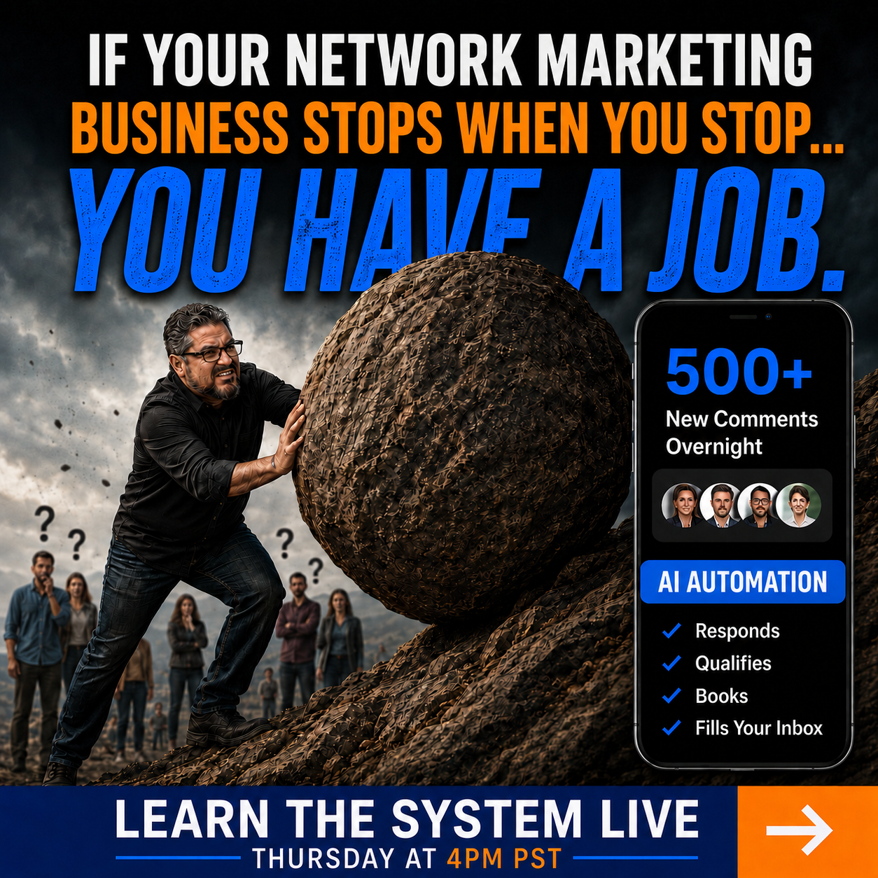 Attraction Marketing Facebook ad