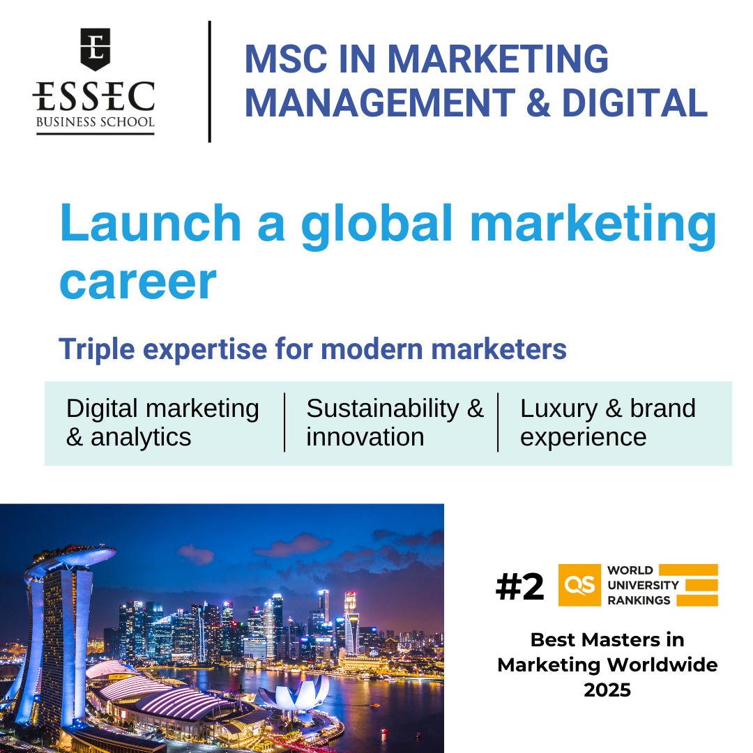 ESSEC Asia-Pacific Facebook ad