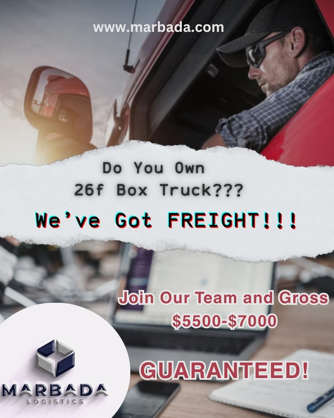 Marbada Logistics Facebook ad