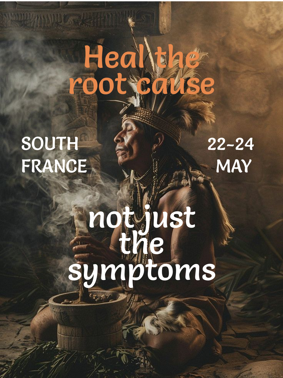 Sacred Retreat Facebook ad: Come experience Soul Healing