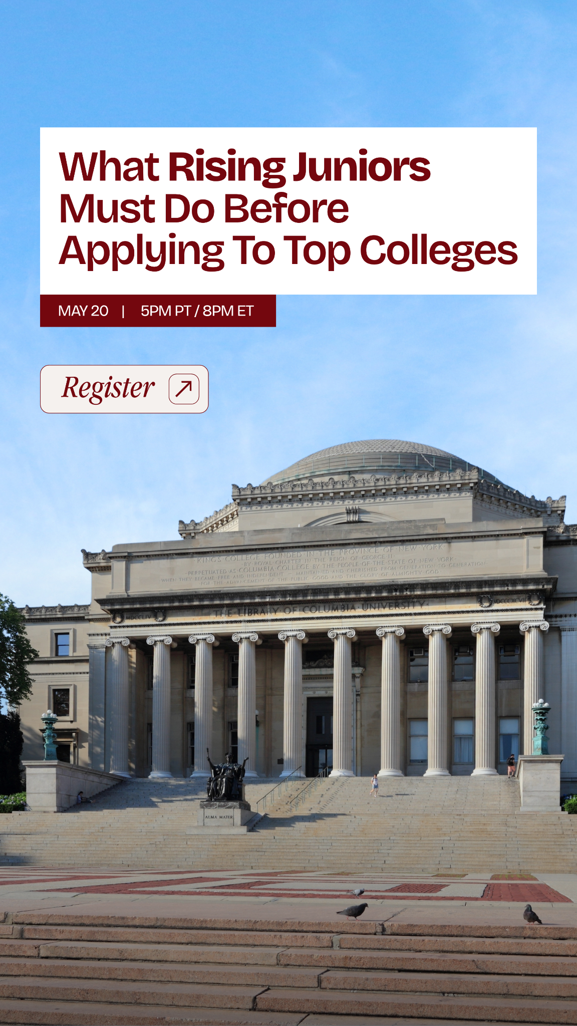 Crimson Education Facebook ad
