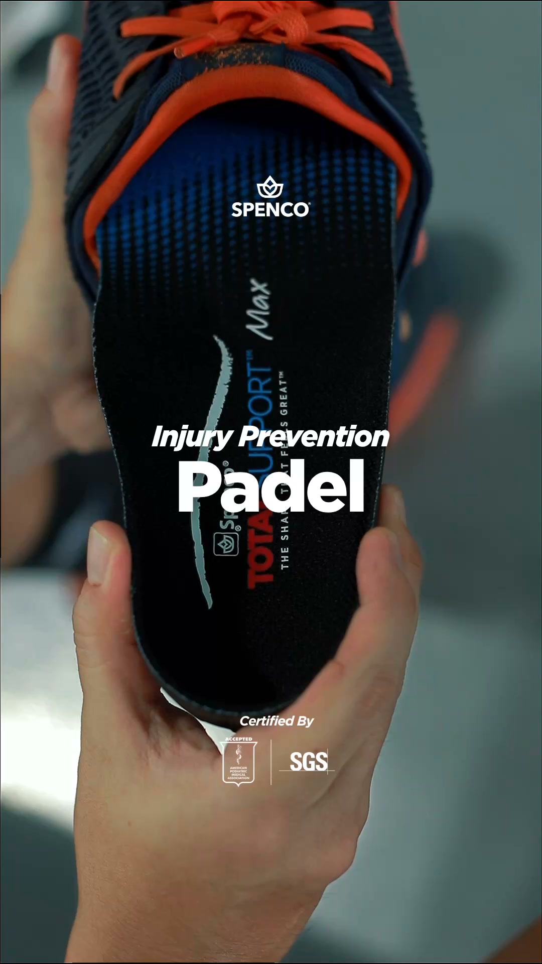 Spenco a foot health products for reducing pain and increase mobility Facebook ad: Gerakan padel butuh support yang beda dari olahraga lari
