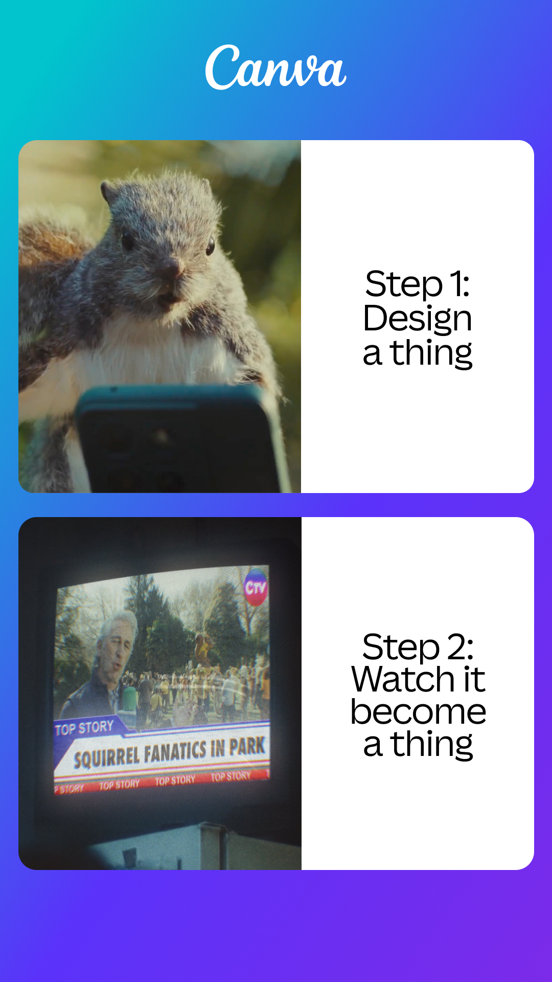 Canva Facebook ad