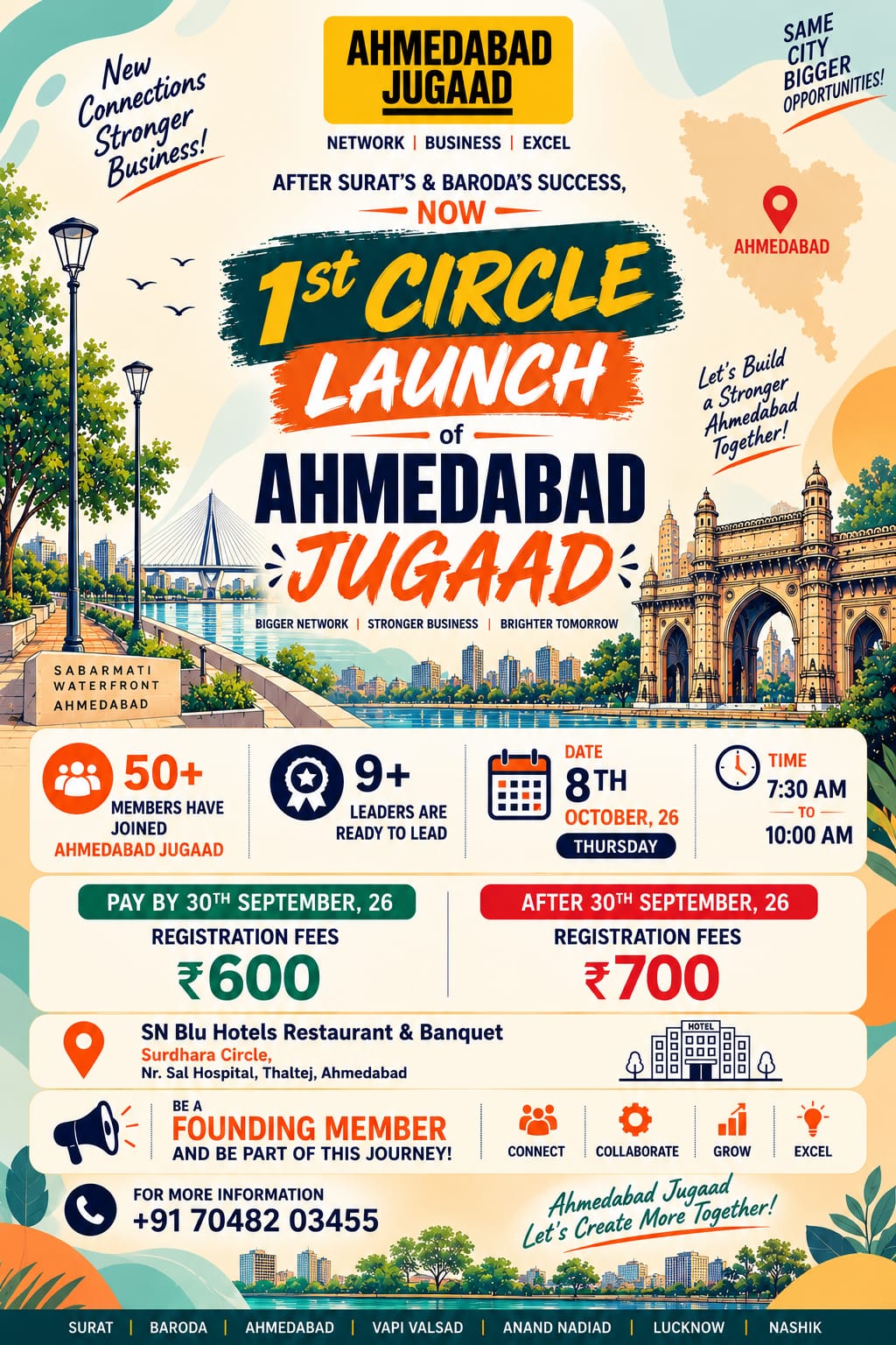 Surat Jugaad Facebook ad: Ahmedabad Jugaad - 1st Circle Launch