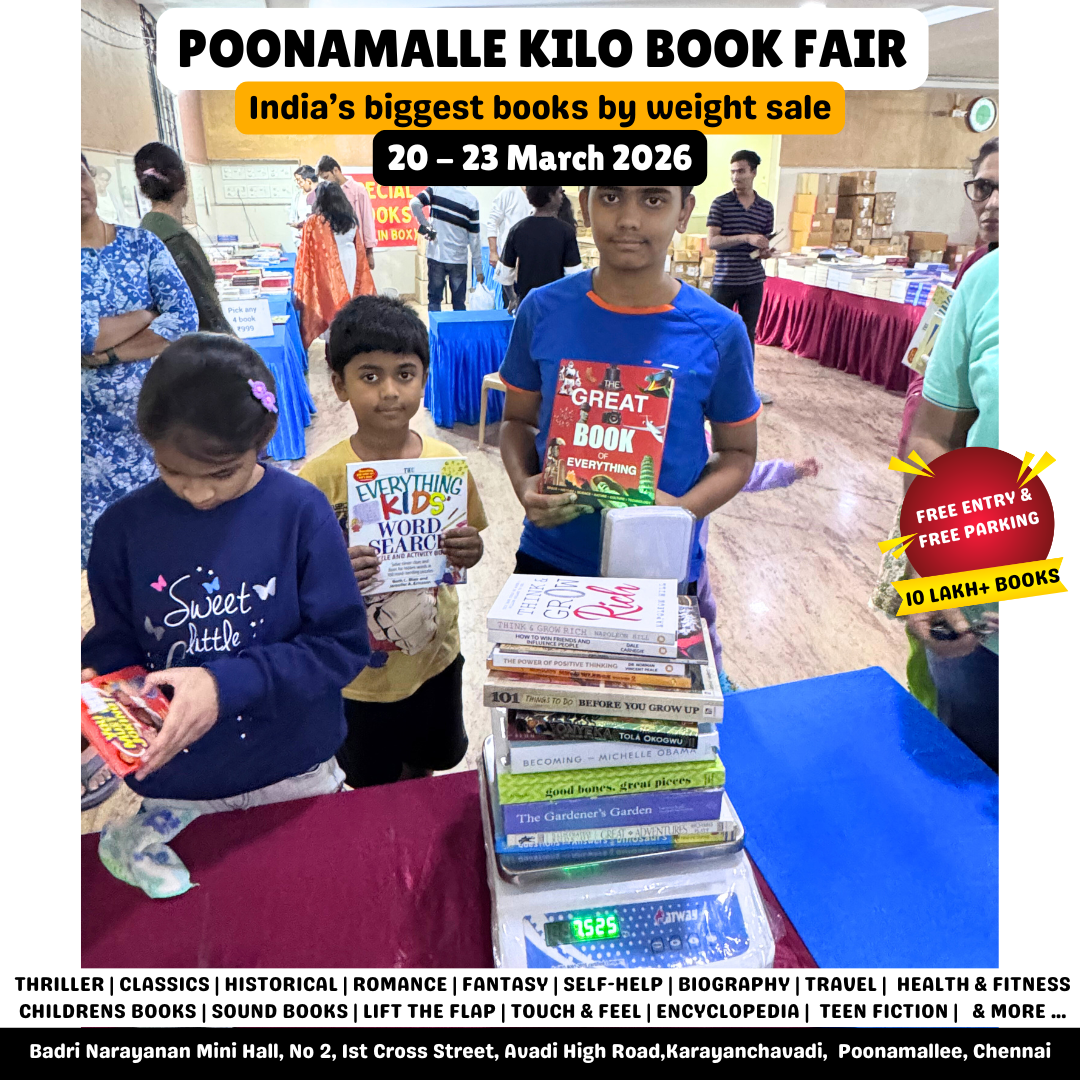 Kilobookfair Facebook ad: Special sale - Kilobookfair at Poonamalle, India's biggest…