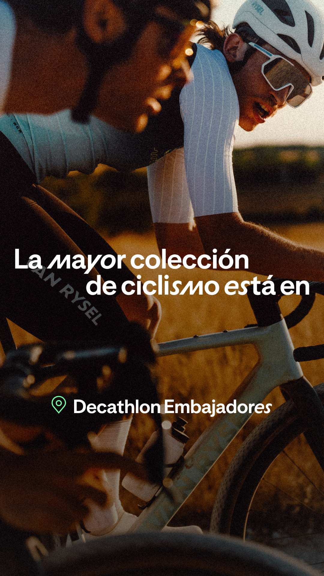 Decathlon España Facebook ad: Tienda Ciclismo Madrid Embajadores | Especialistas…