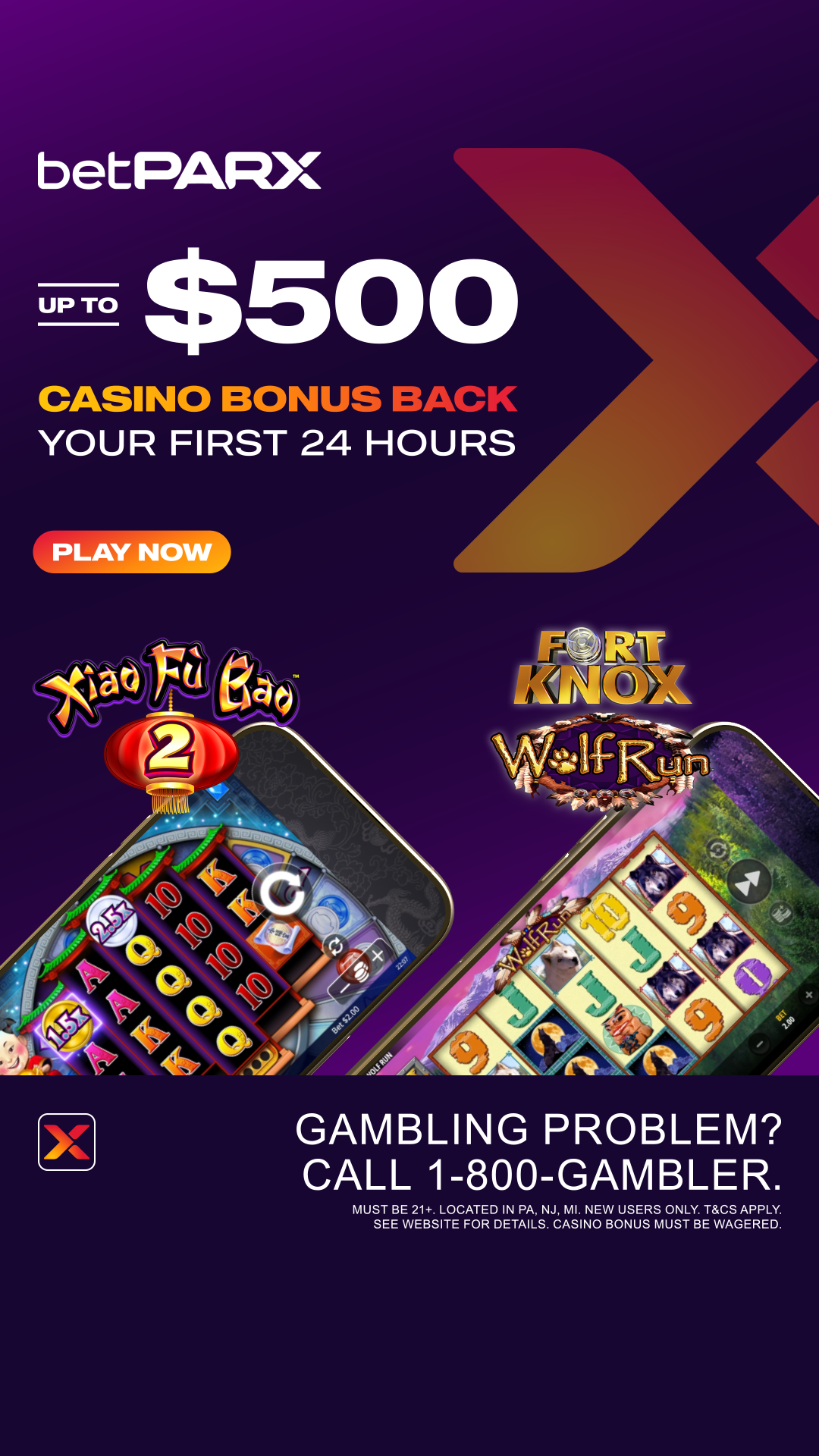 Betparx Facebook ad