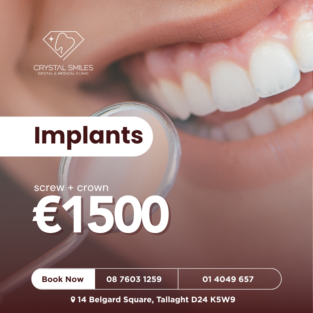 Crystal Smiles Clinic Facebook ad: Chat with us