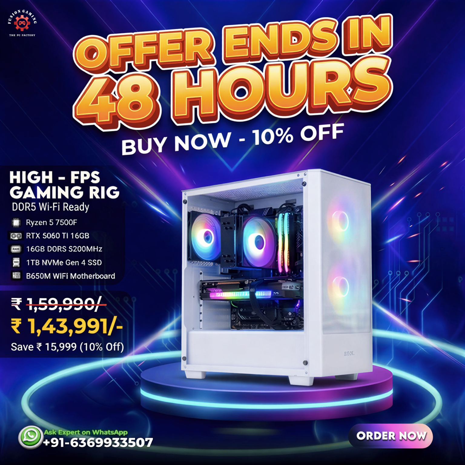 Fusion Gaming Facebook ad: Still playing on a system that can’t keep…