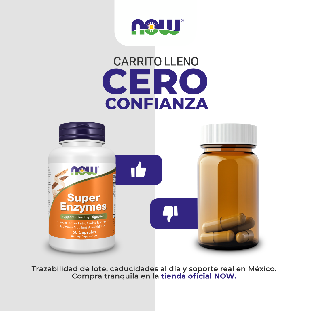 Now Foods México Facebook ad: Calidad real