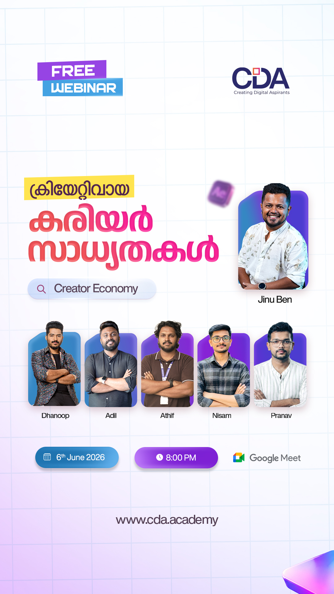 CDA Academy Facebook ad from May 25, 2026