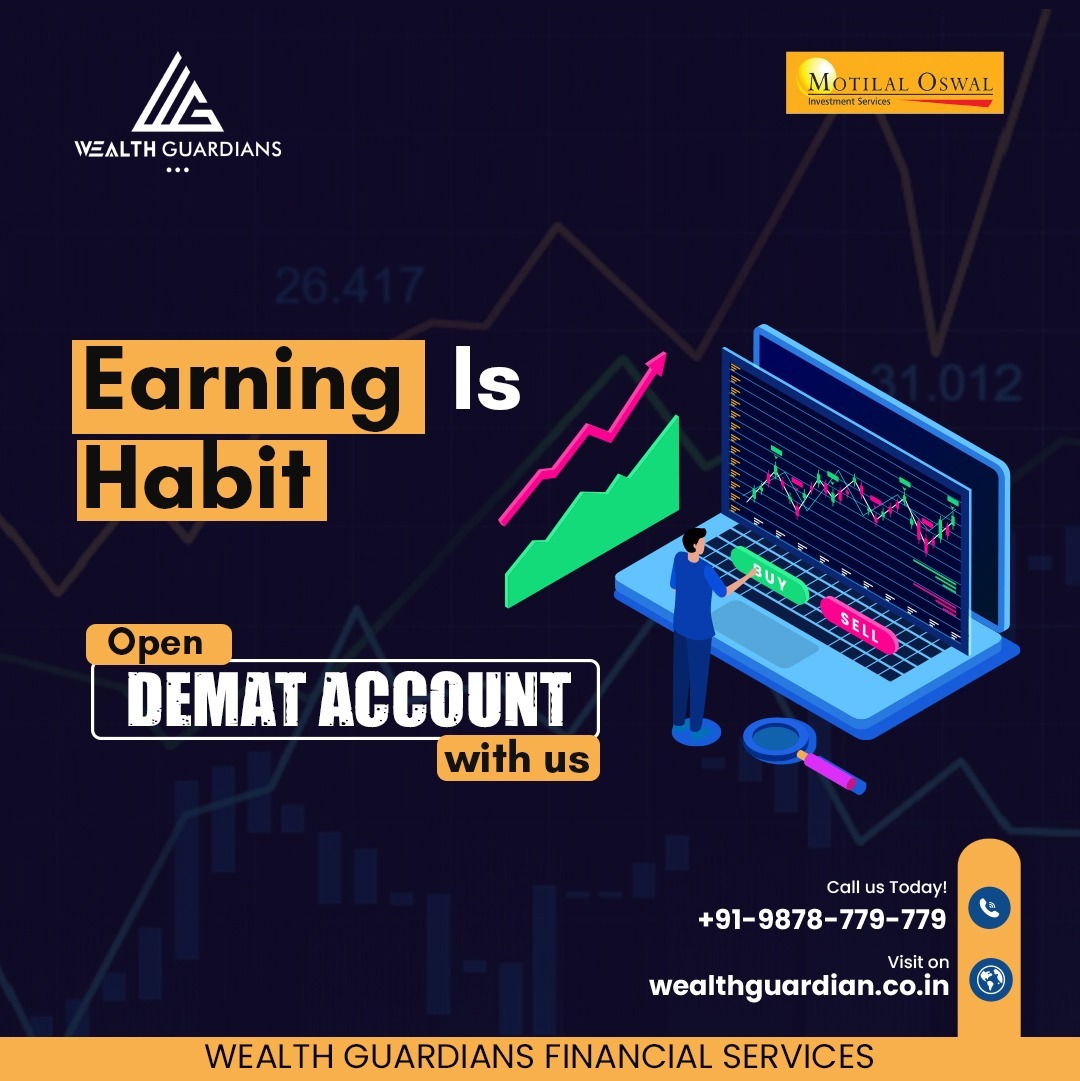 Wealth Guardians Facebook ad: Start Trading with Motilal Oswal