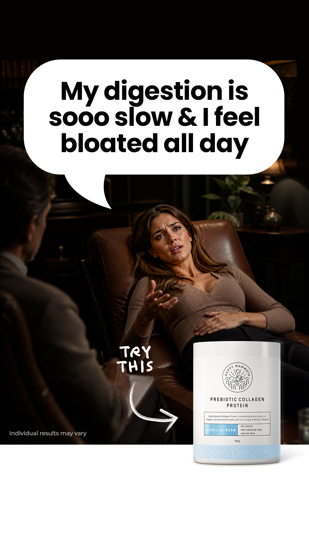 Happy Mammoth Facebook ad