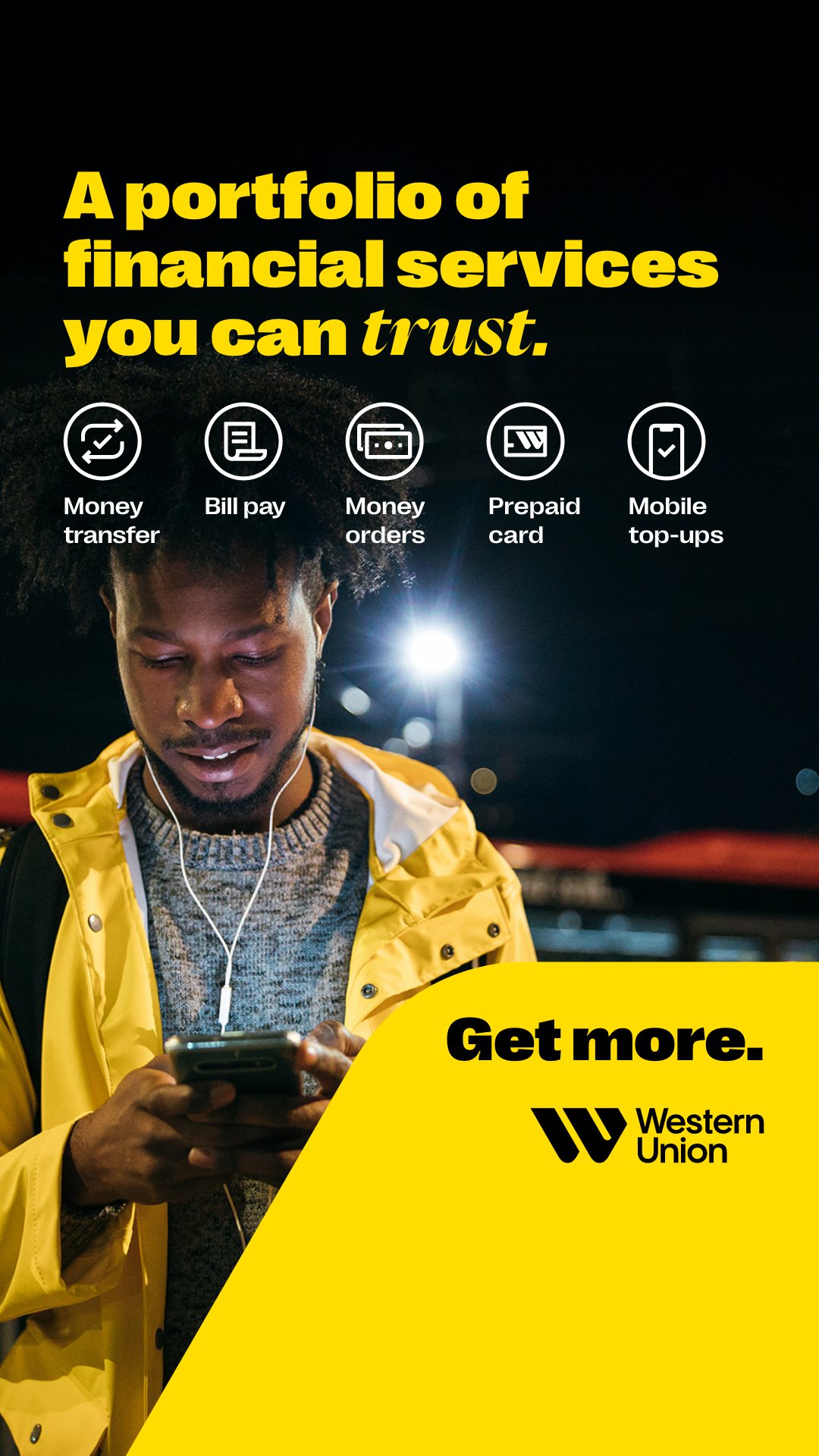 Western Union Facebook ad