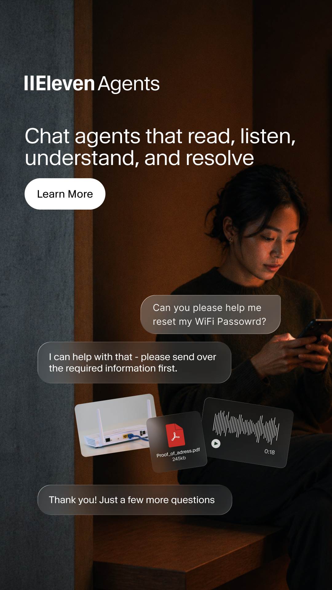 ElevenLabs Facebook ad