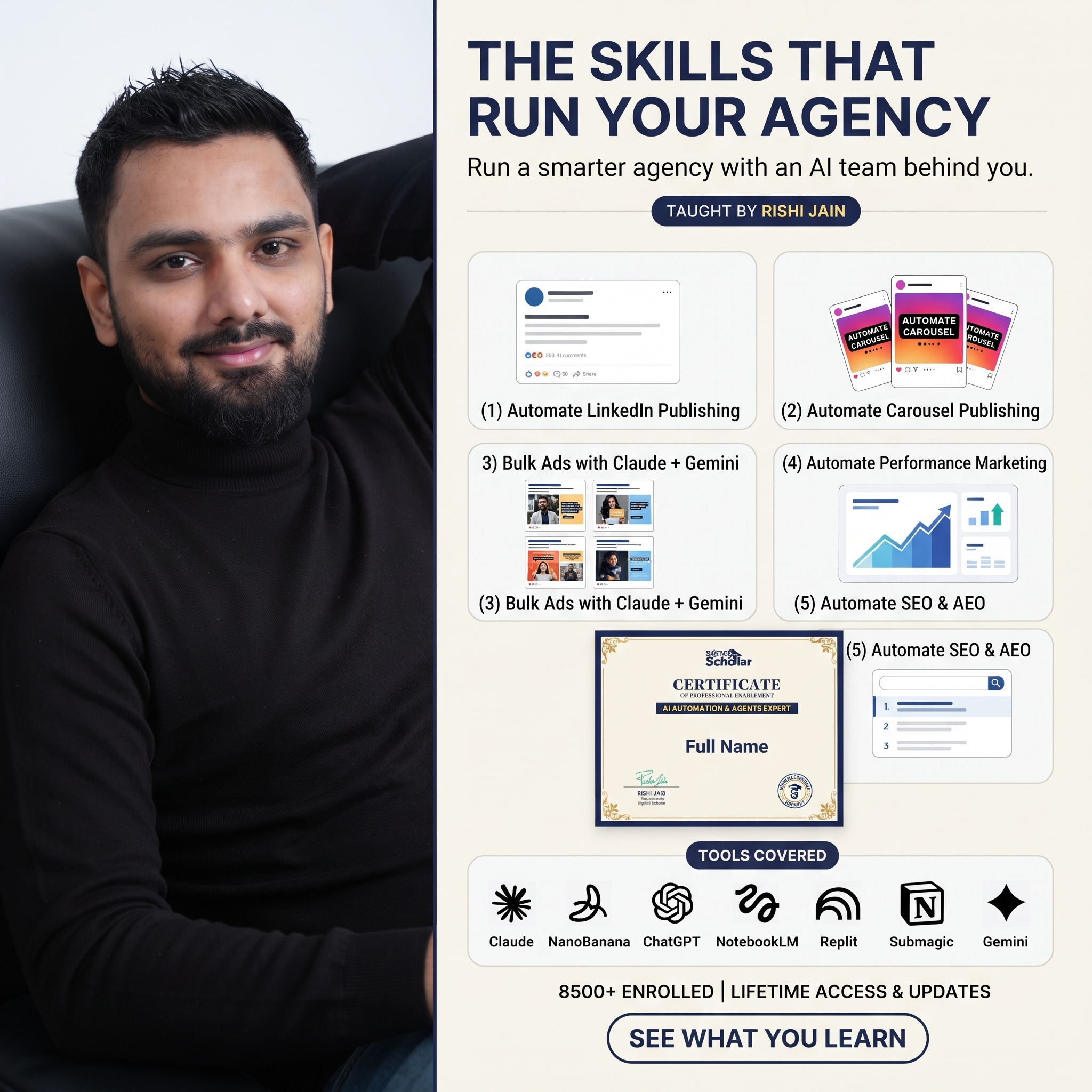 Rishi Jain Facebook ad