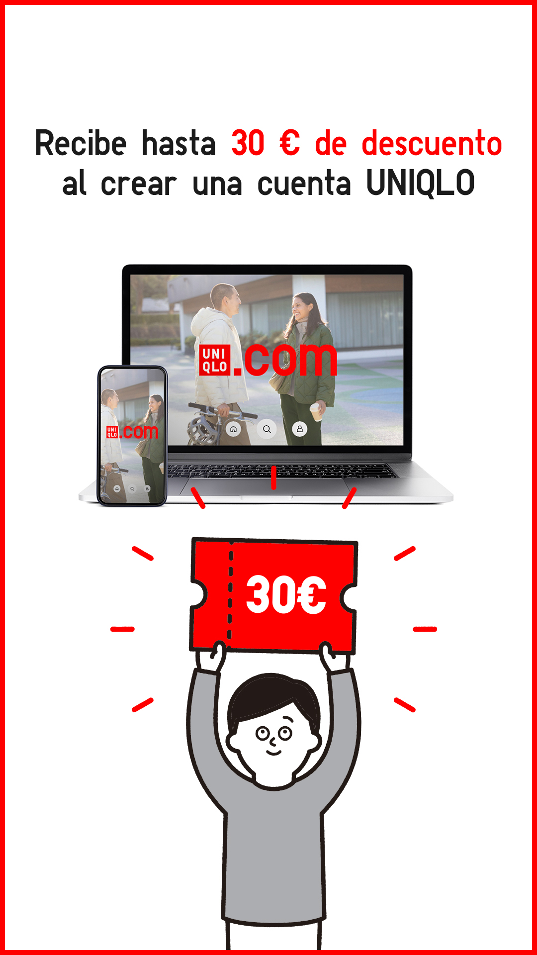 UNIQLO Europe Facebook ad