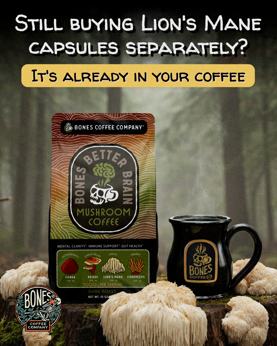 Bones Coffee Company Facebook ad
