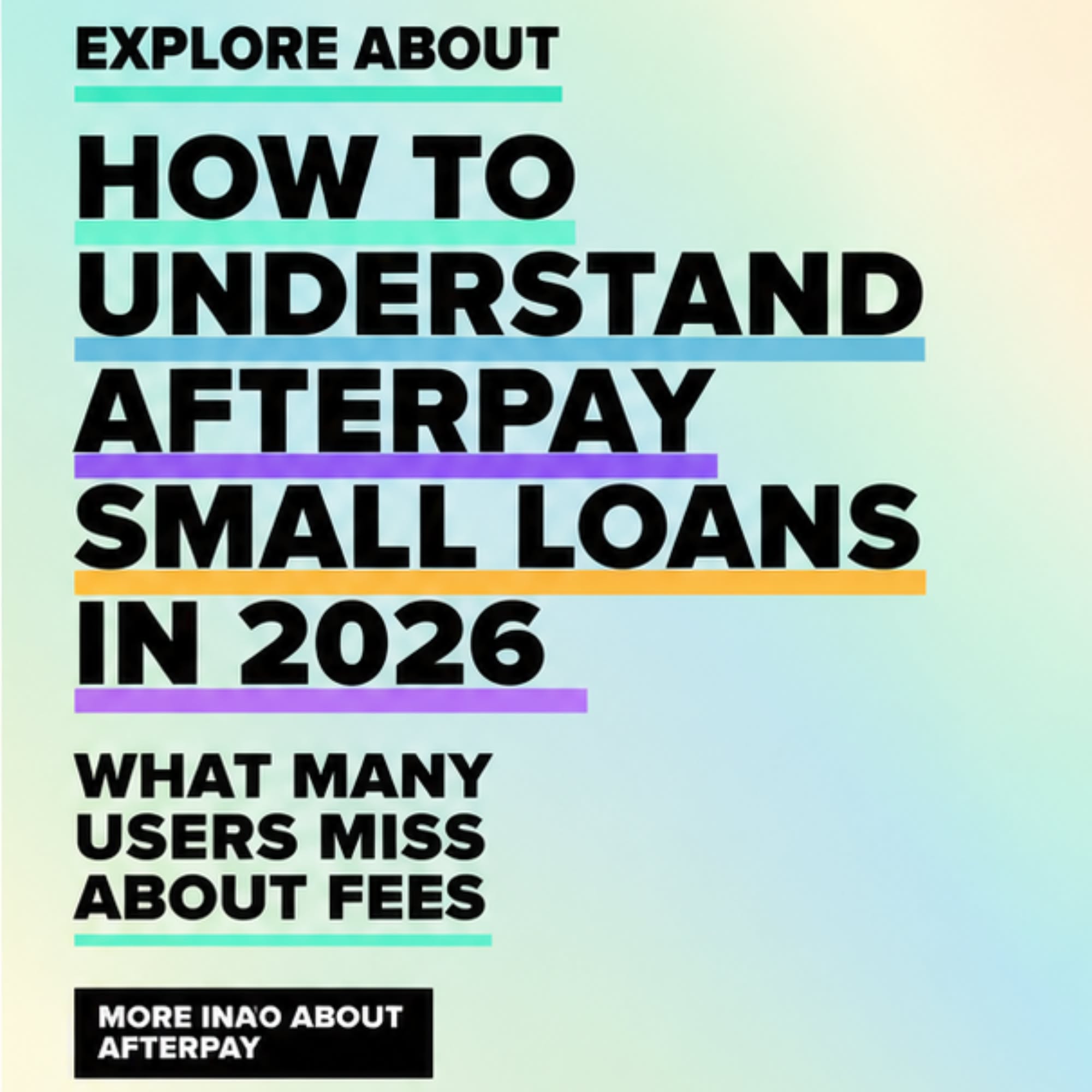 Learning Lane Facebook ad: Afterpay Small Loans 2026: Options, Eligibility & Guide
