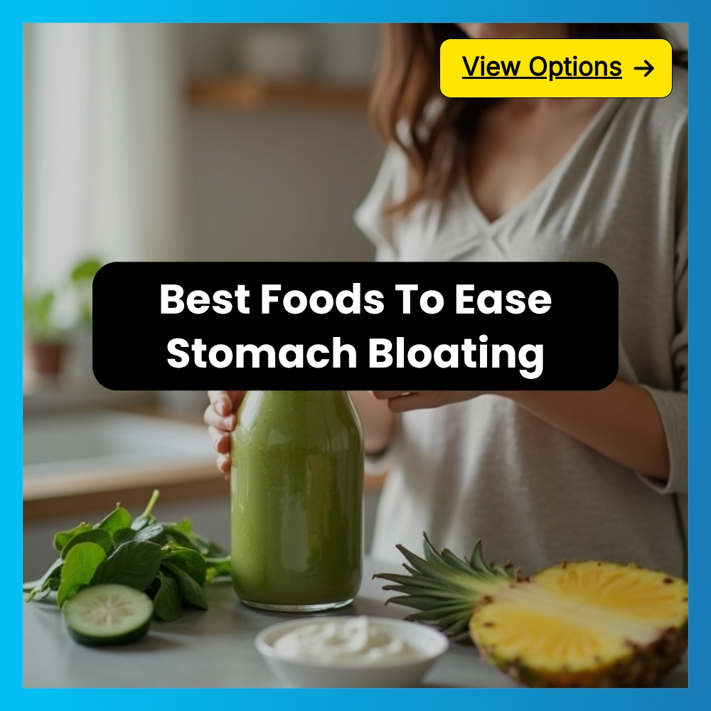 Insights Probe Insights Facebook ad: Best Foods To Ease Stomach Bloating.