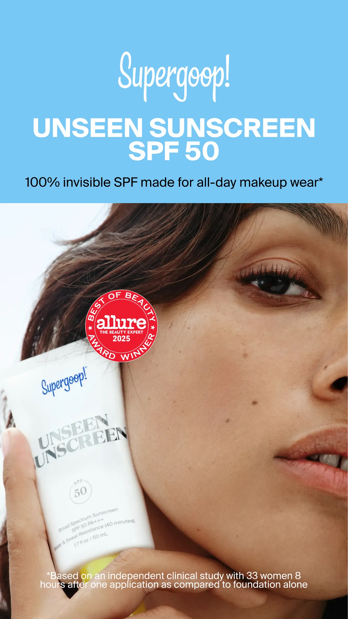 Supergoop Facebook ad