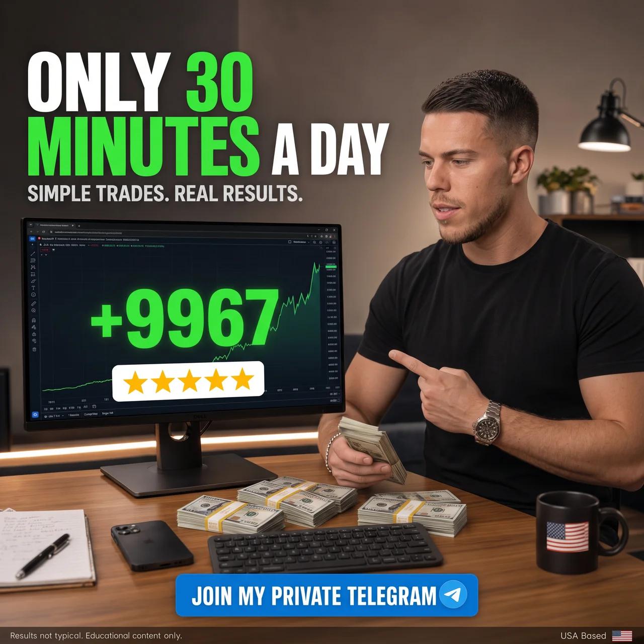 Carter Loom Club Facebook ad: TradeLoom Assistant, AI Trading Workspace in Telegram