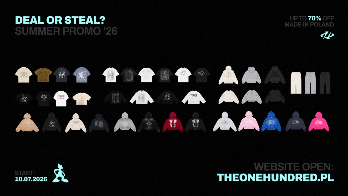 THE 100 CLTH Facebook ad: Hoodies, T-shirts, Sweatpants, Heavyweight Cotton…