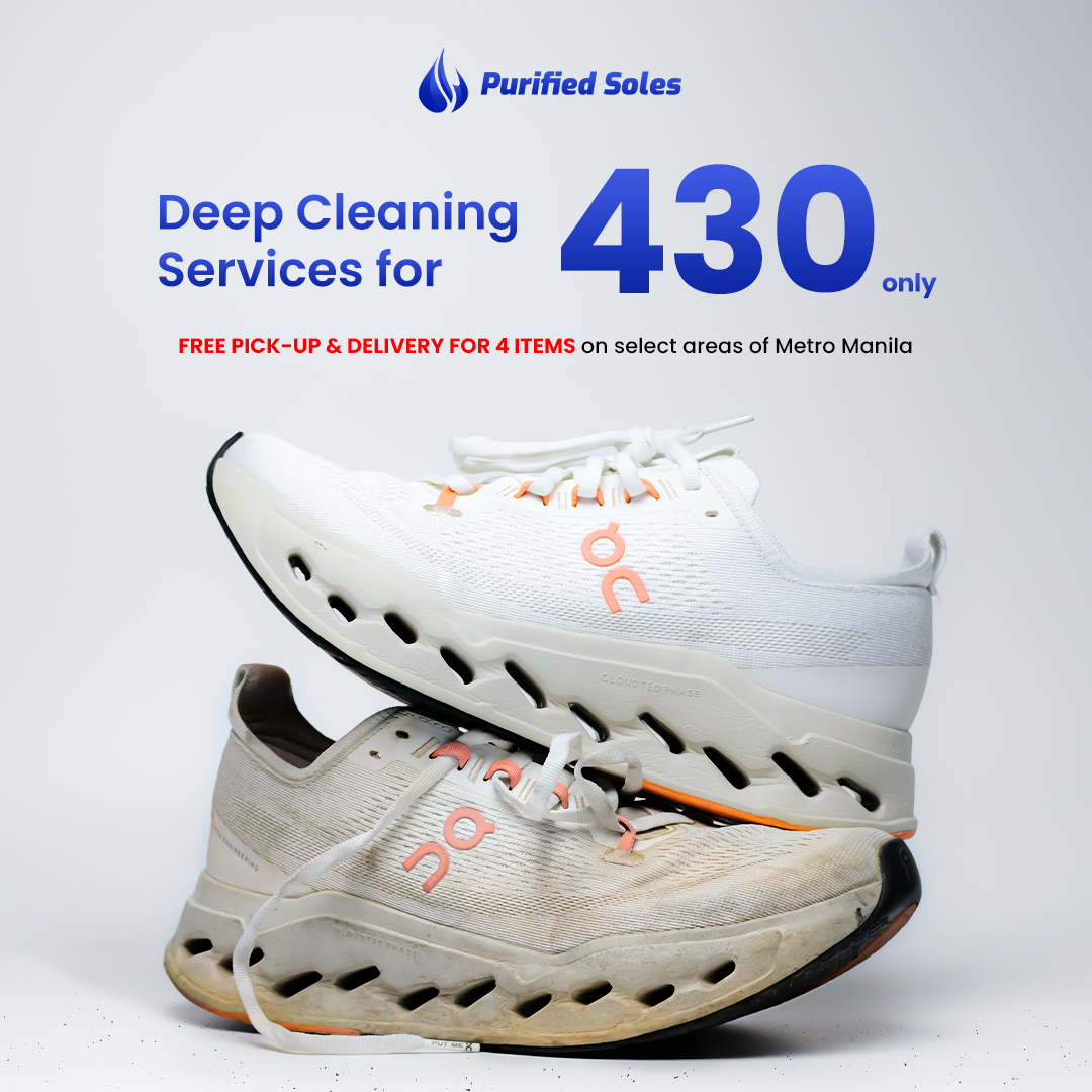 Purified Soles Facebook ad: Get Yours Cleaned!