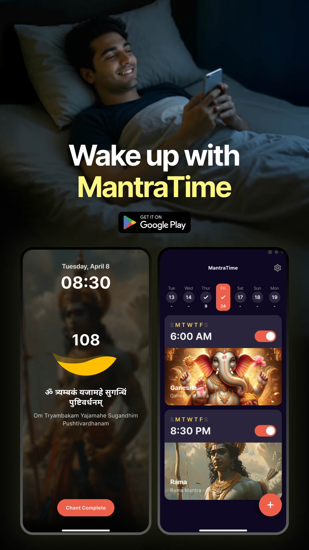 Mantra Time Facebook ad