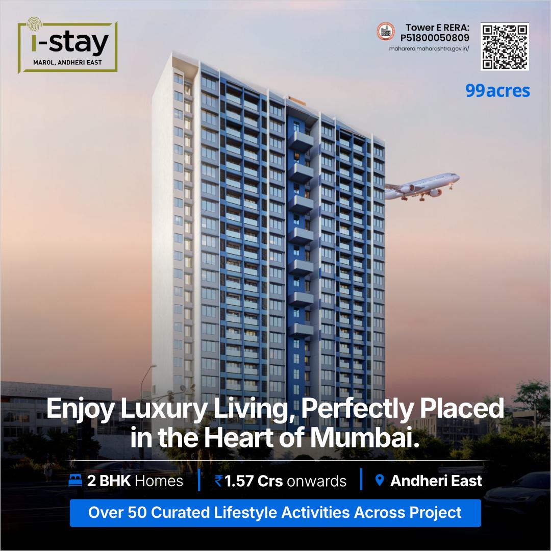 99acres House Mumbai Facebook ad: I Stay Project at Andheri East