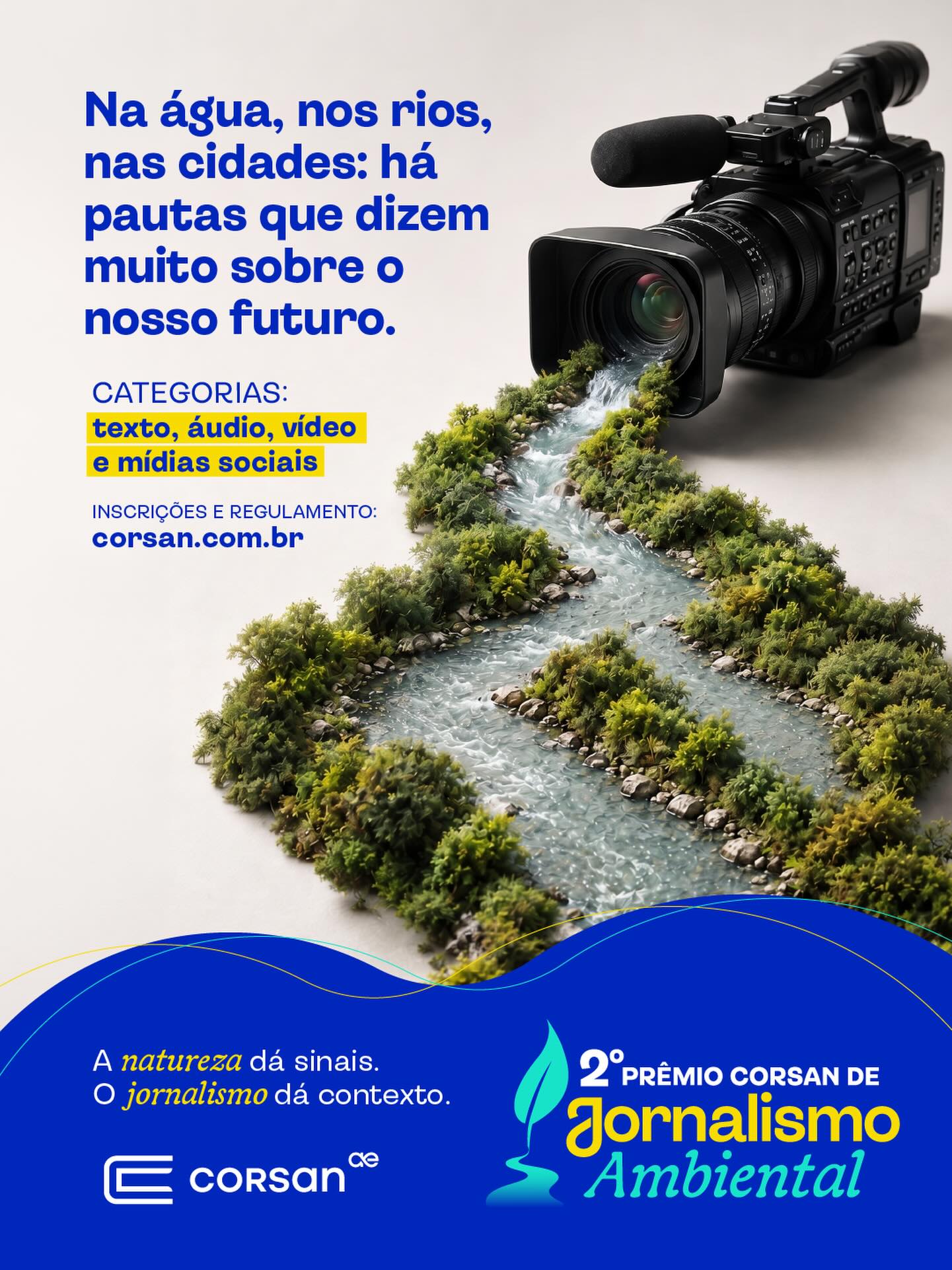 Corsan Oficial Facebook ad: Prêmio de Jornalismo Ambiental, CORSAN