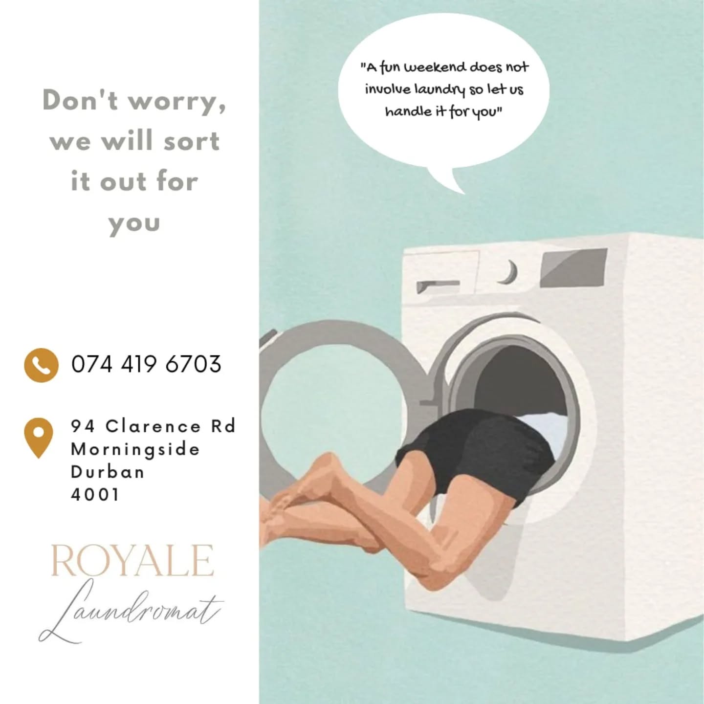 royalelaundromat Facebook ad