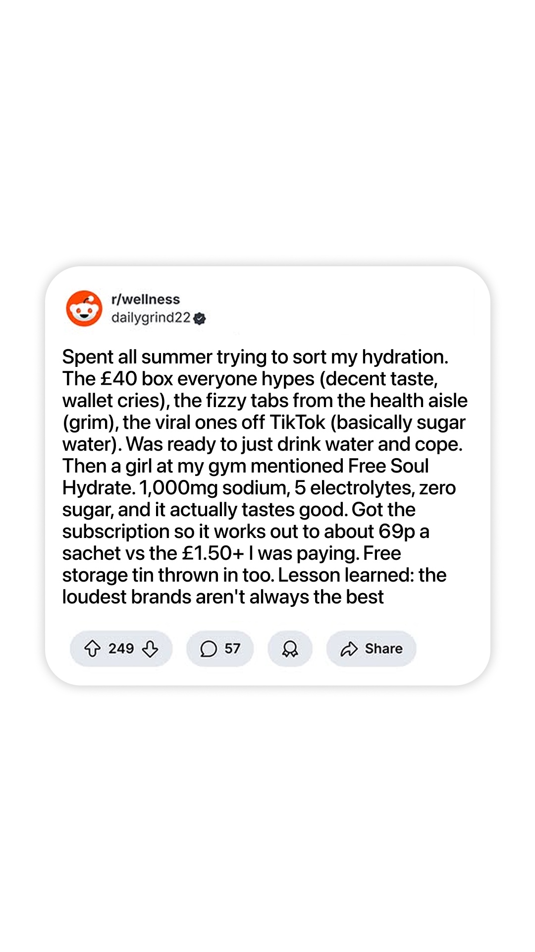 Free Soul Facebook ad