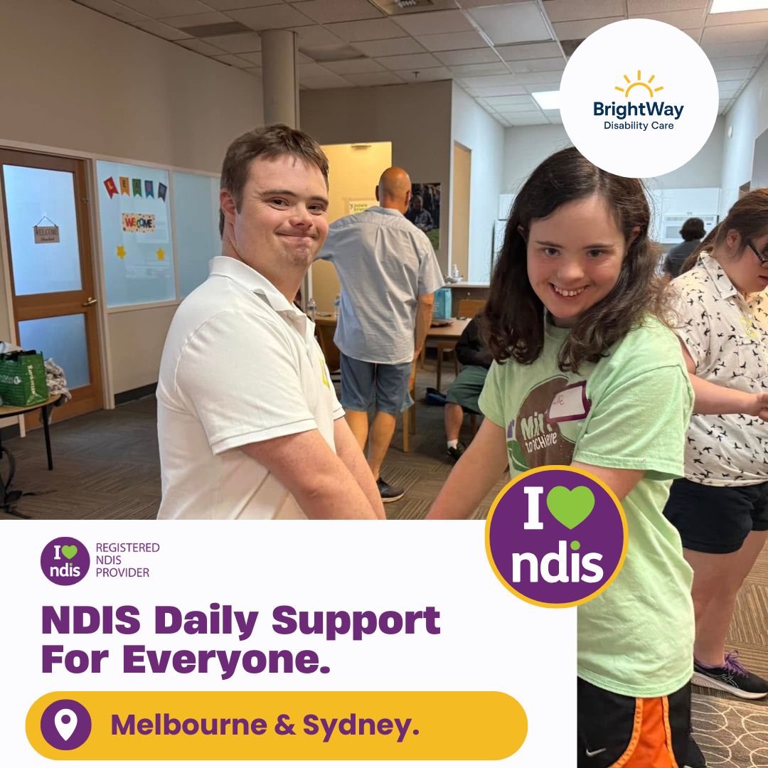 BrightWay Disability Care Facebook ad: Professional NDIS Daily Support
