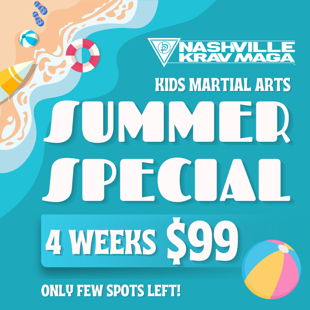 Nashville Krav Maga - Hendersonville Facebook ad: Screen-free summers start here.