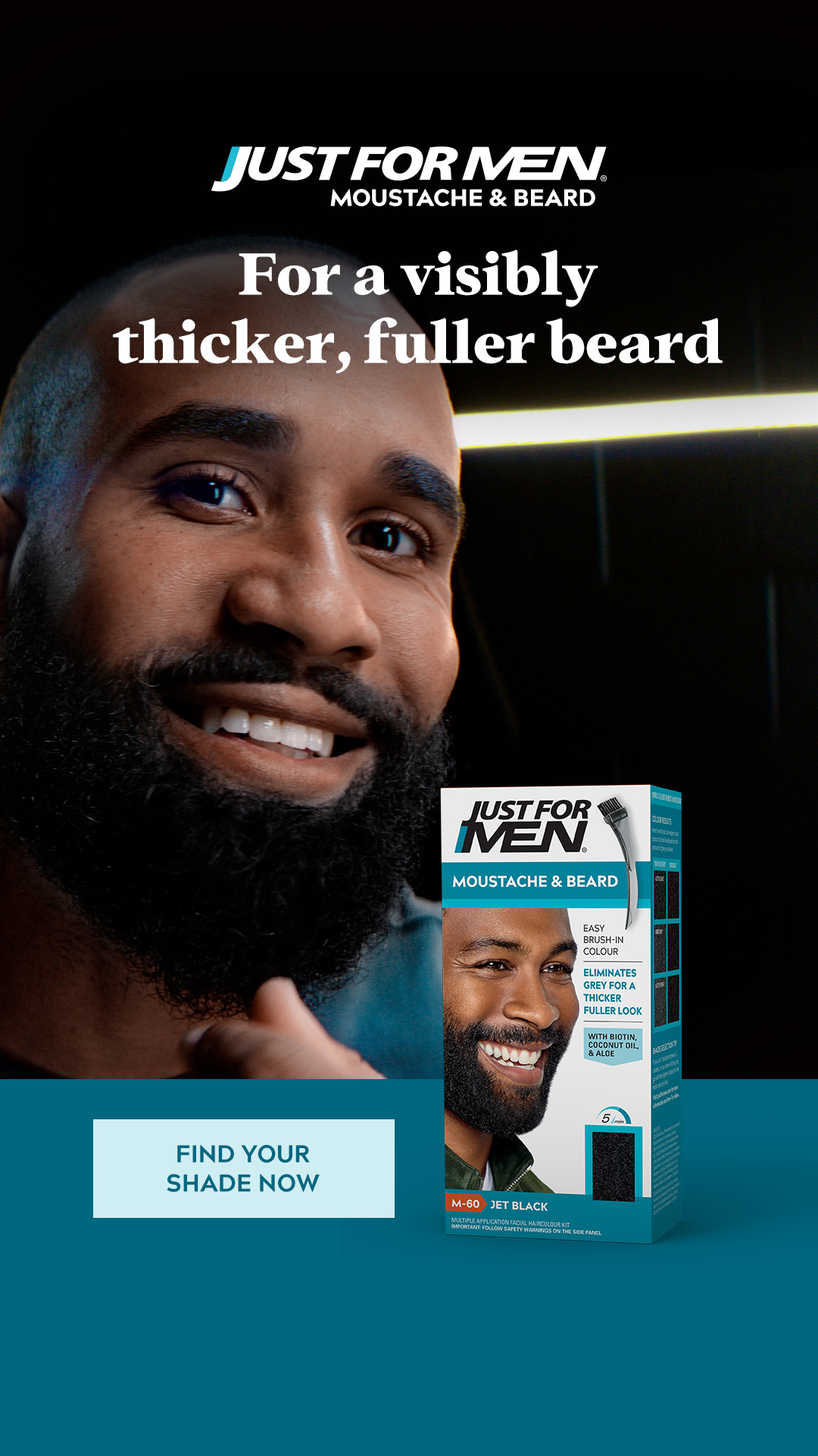 Just For Men EU Facebook ad from Mar 5, 2026