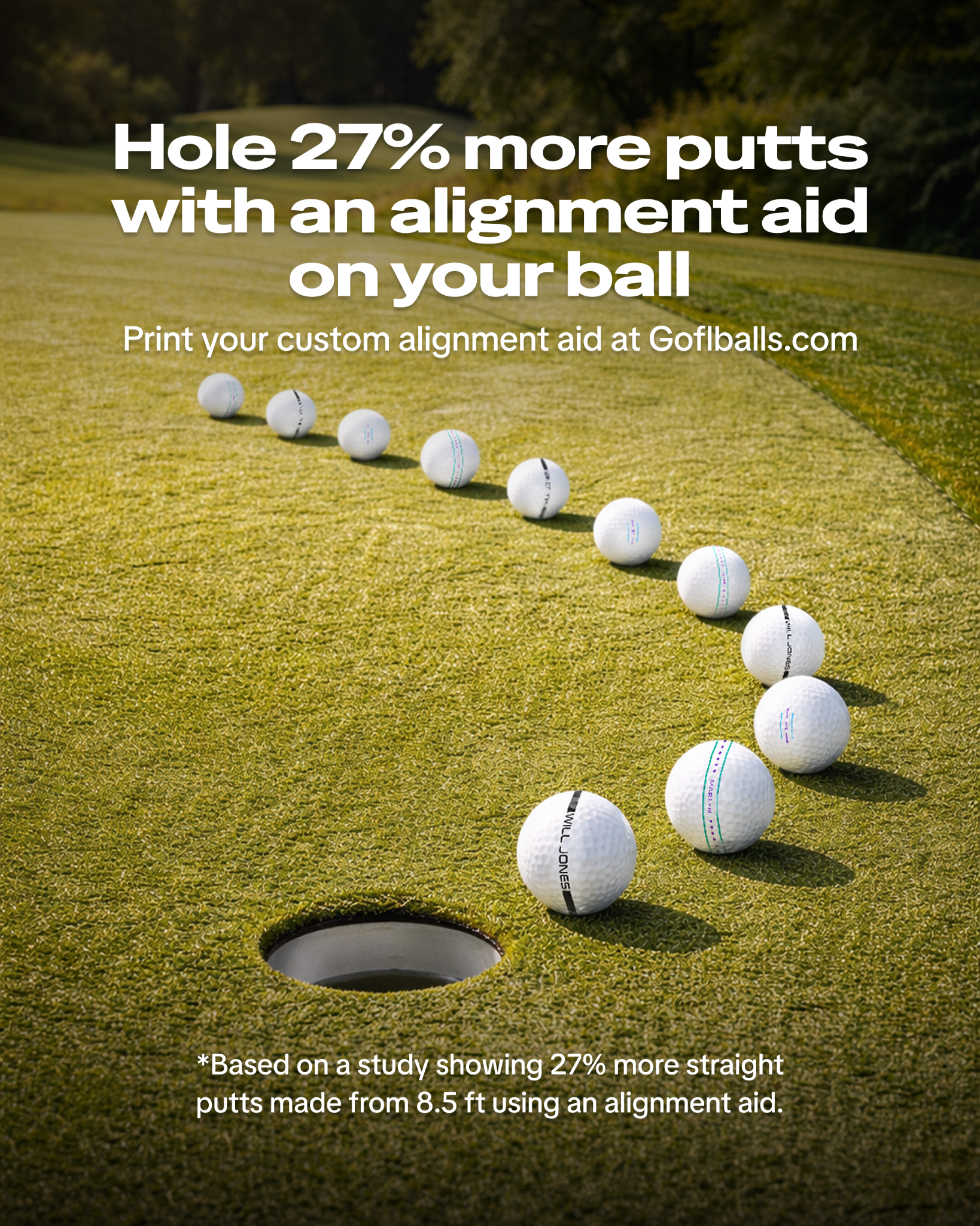 Golfballs.com Facebook ad