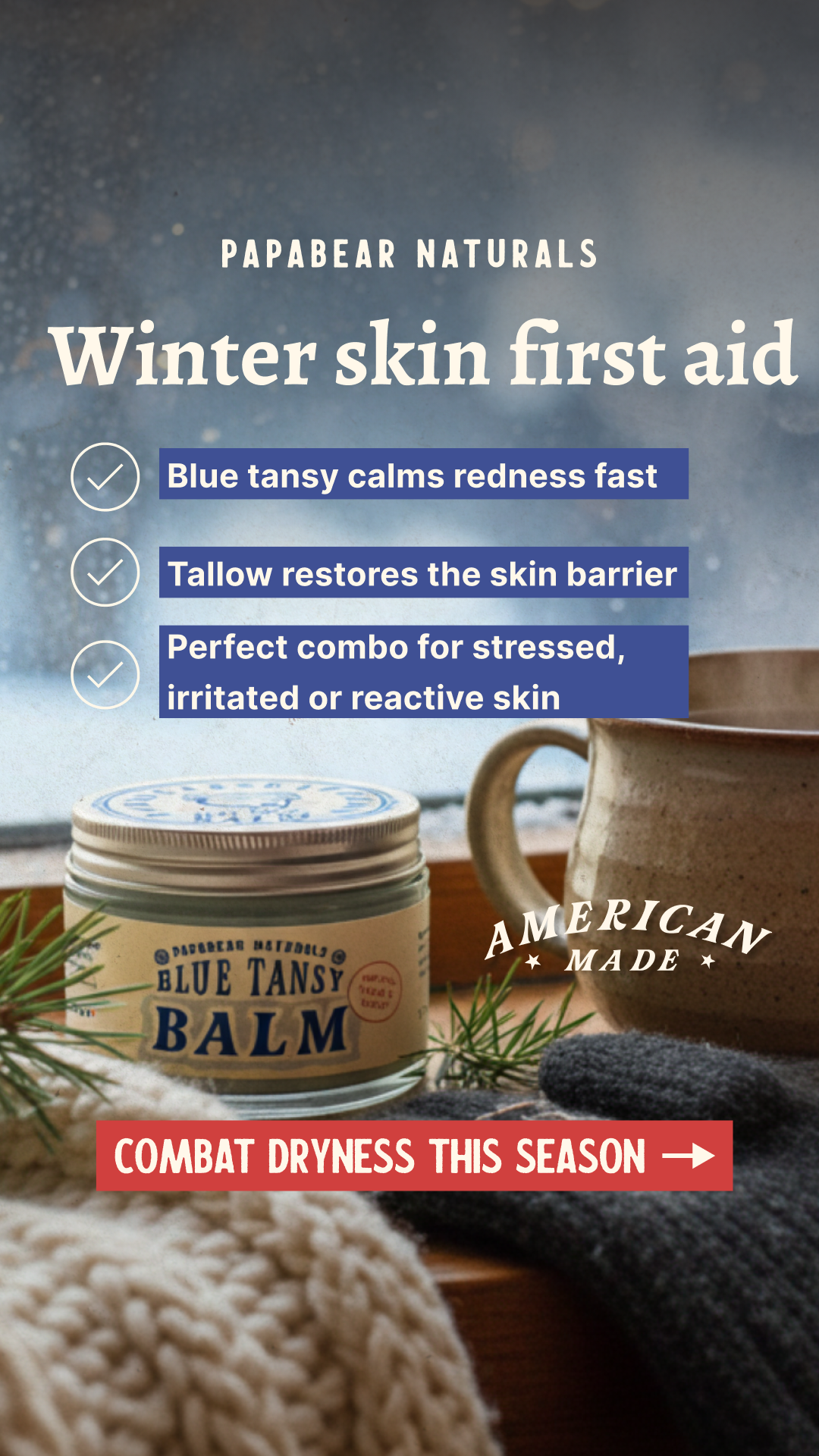 Papabear Naturals Facebook ad