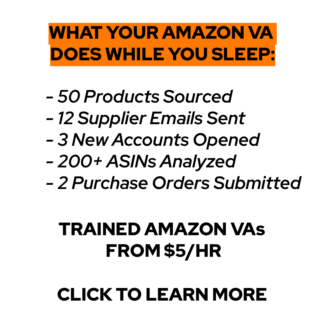 Selling Fast Lane Facebook ad: Trained Amazon VAs From $5/Hour