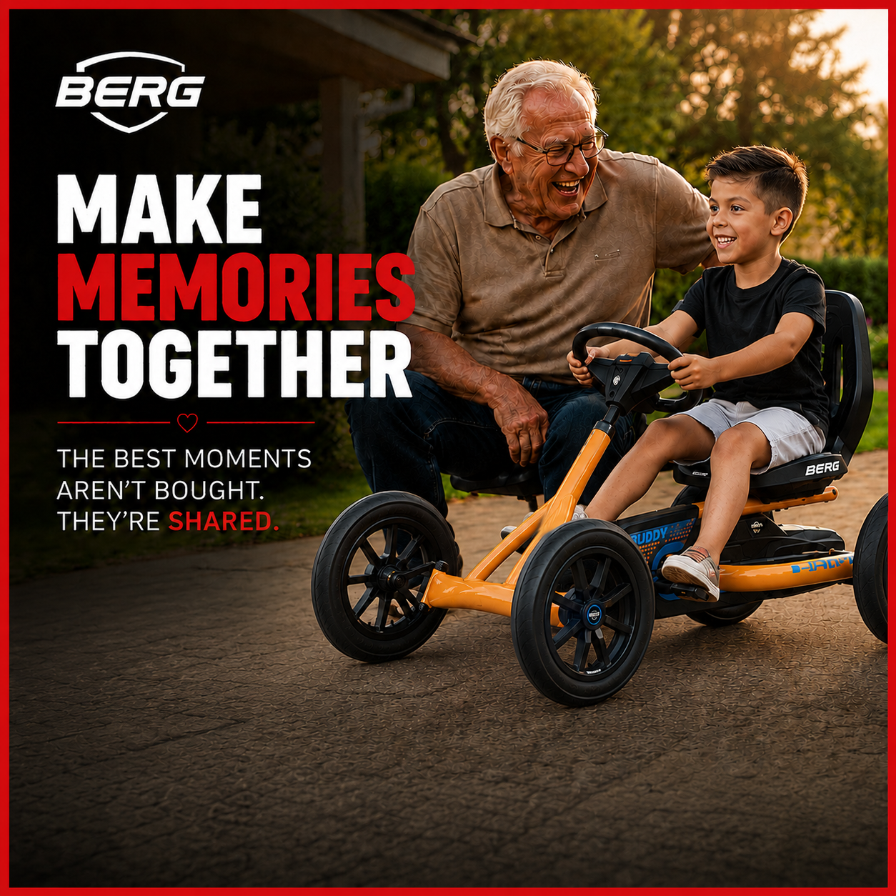 BERG USA Facebook ad: The best moments aren’t bought.