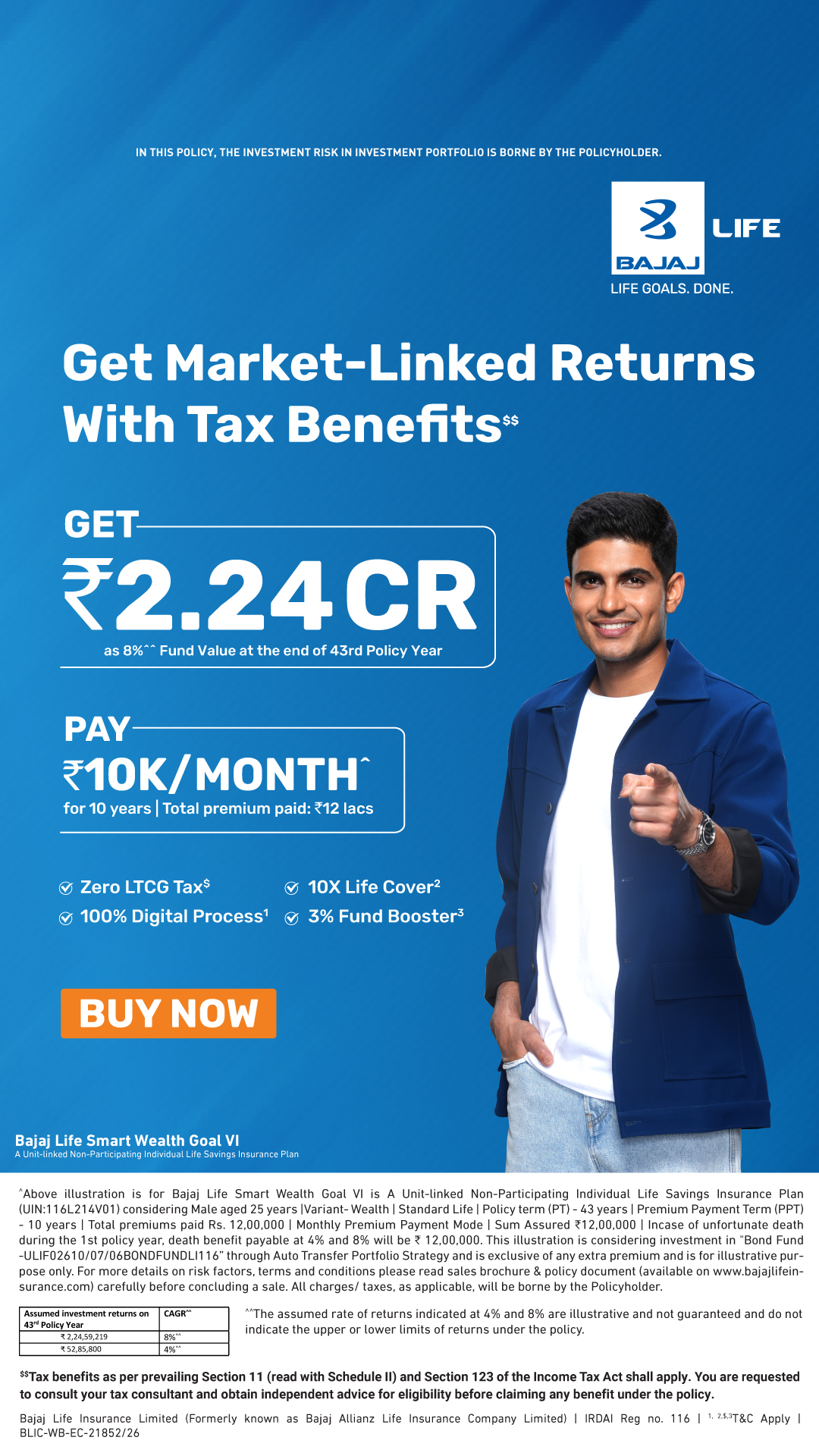 Bajaj Life Facebook ad