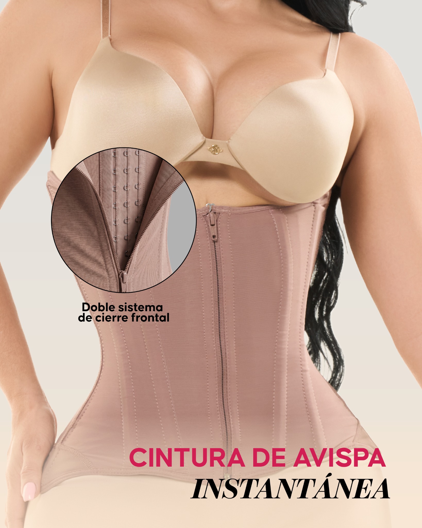 Fajas Salome La Original Facebook ad: Cintura de avispa