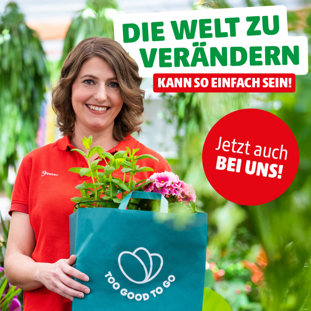 hagebaumarkt München Facebook ad: Kleine Tüte, große Wirkung.
