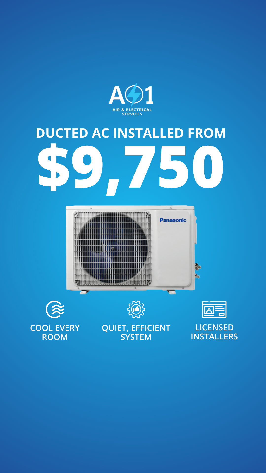 A1Air&Electrical  Facebook ad