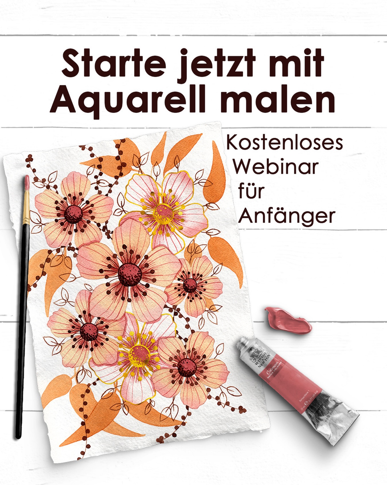 Watercolor mit Regina Facebook ad